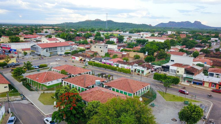 Foto da cidade de Curimatá - PI